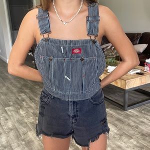 Vintage dickies overalls turned into crop top!